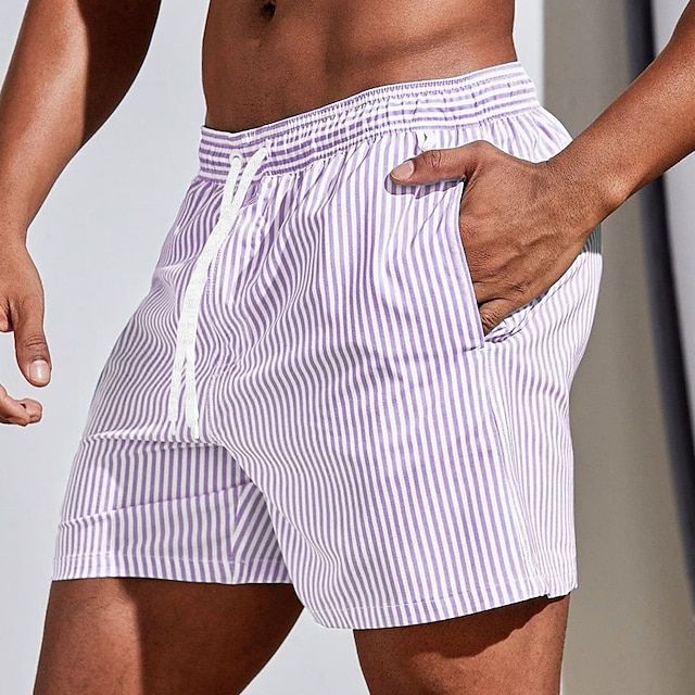 Casual gestreepte boardshorts
