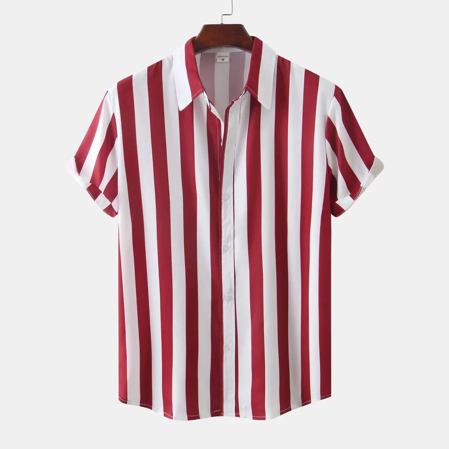 Ademend gestreept zomershirt