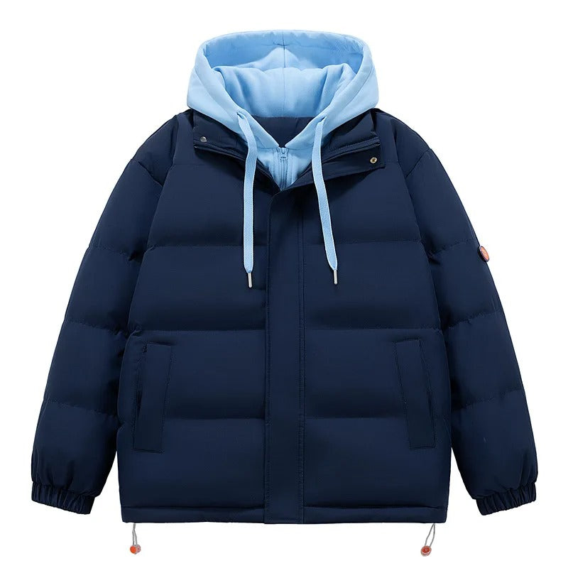 Elegante jas met capuchon