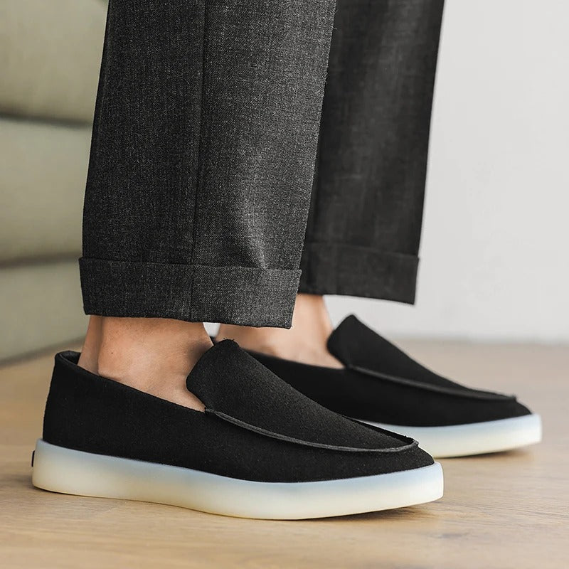 Klassieke suède business Loafers