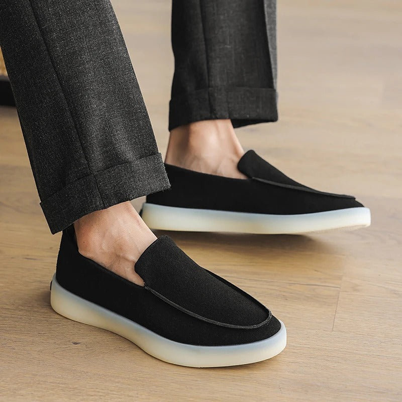 Klassieke suède business Loafers