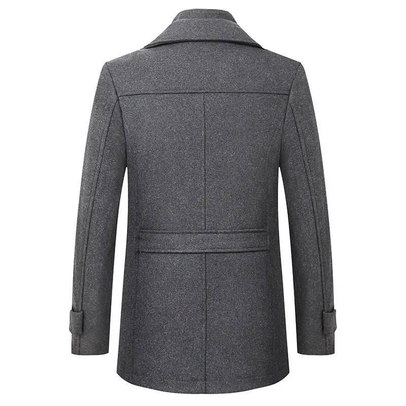 Elegante wollen winterjas