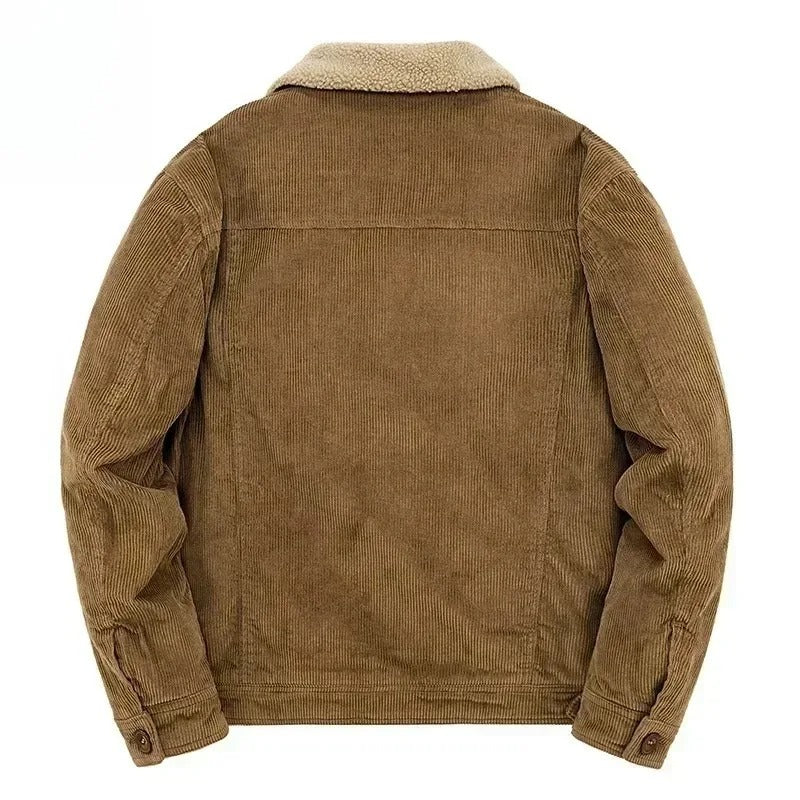 Corduroy Jas Met Kasjmier Voering
