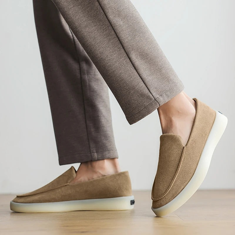 Klassieke suède business Loafers
