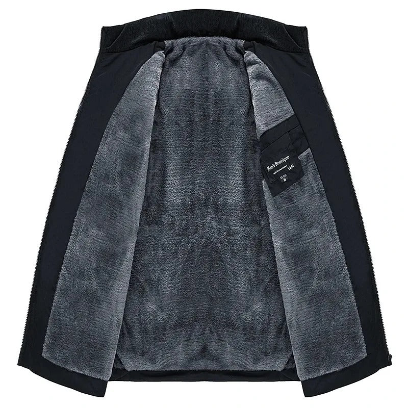 Elegante gewatteerde pufferjas