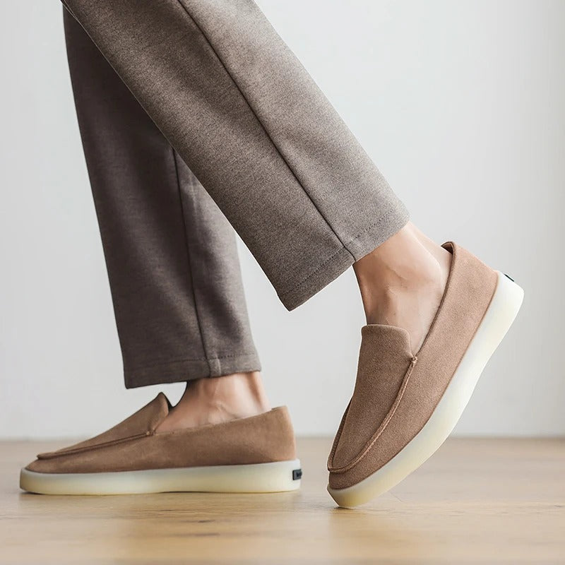 Klassieke suède business Loafers