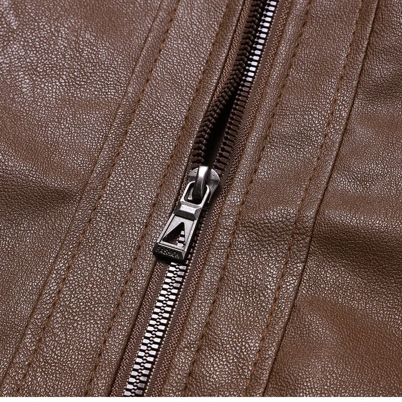 Vintage leren motorjack