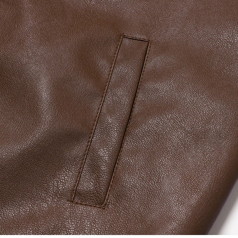 Vintage leren motorjack