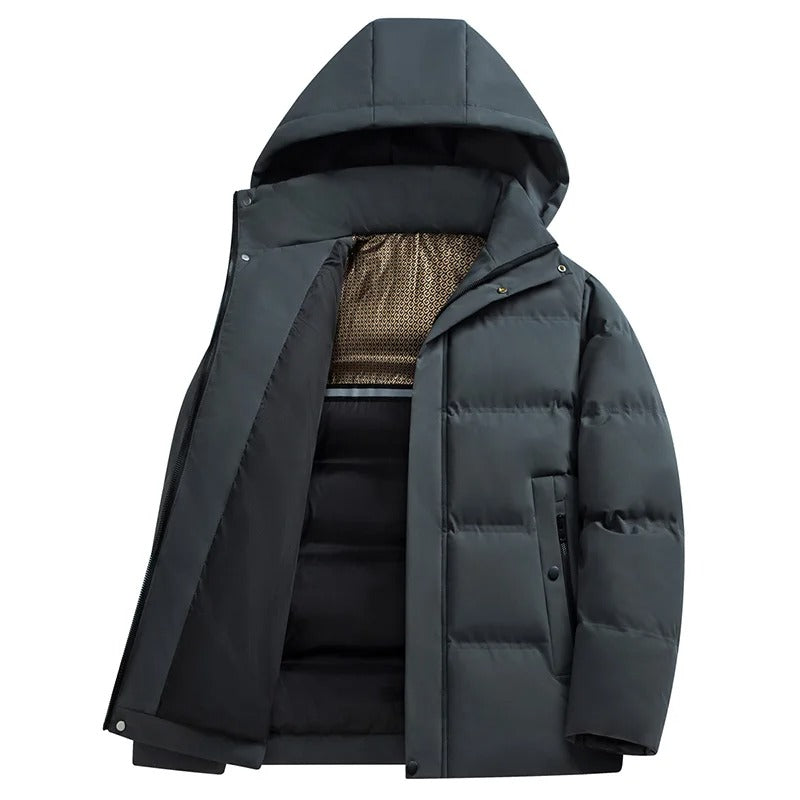 Elegante Fleecejas met capuchon