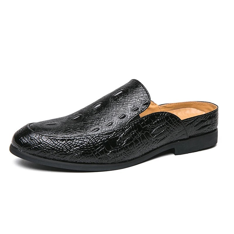 Elegante geklede schoenen met krokodillenprint