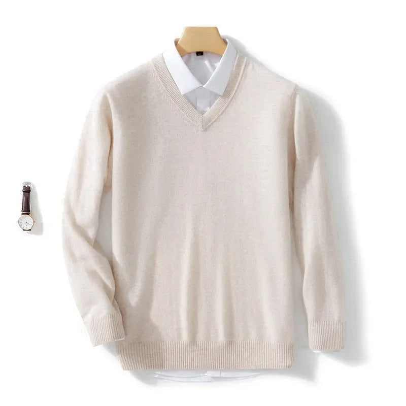 Elegante trui met V-hals