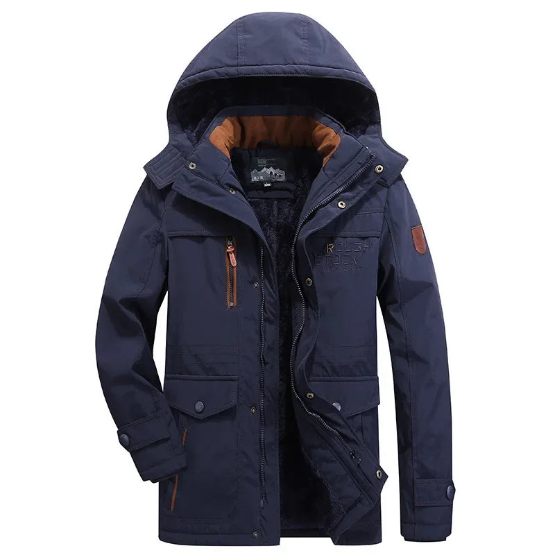Elegante gewatteerde winterjas