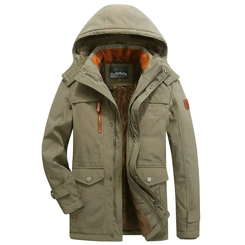 Elegante gewatteerde winterjas