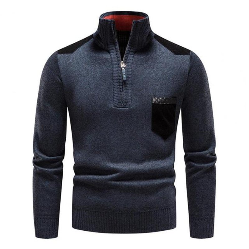 Wollen Ritssweater