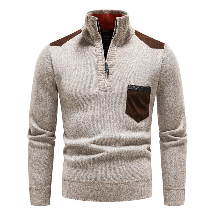 Wollen Ritssweater