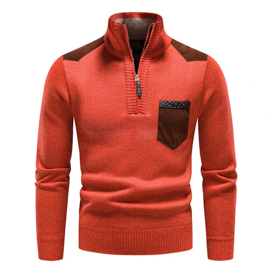 Wollen Ritssweater
