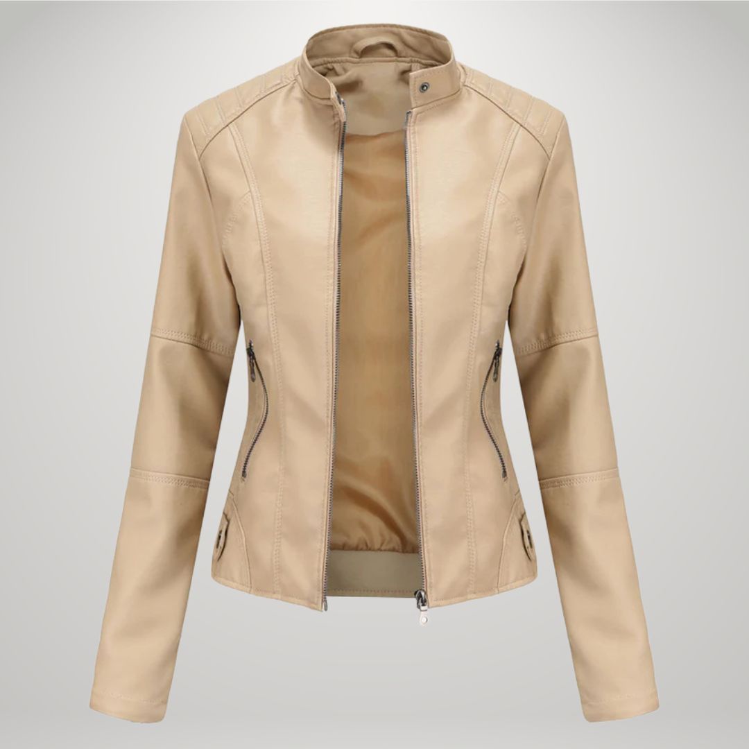 Elegante leren jas