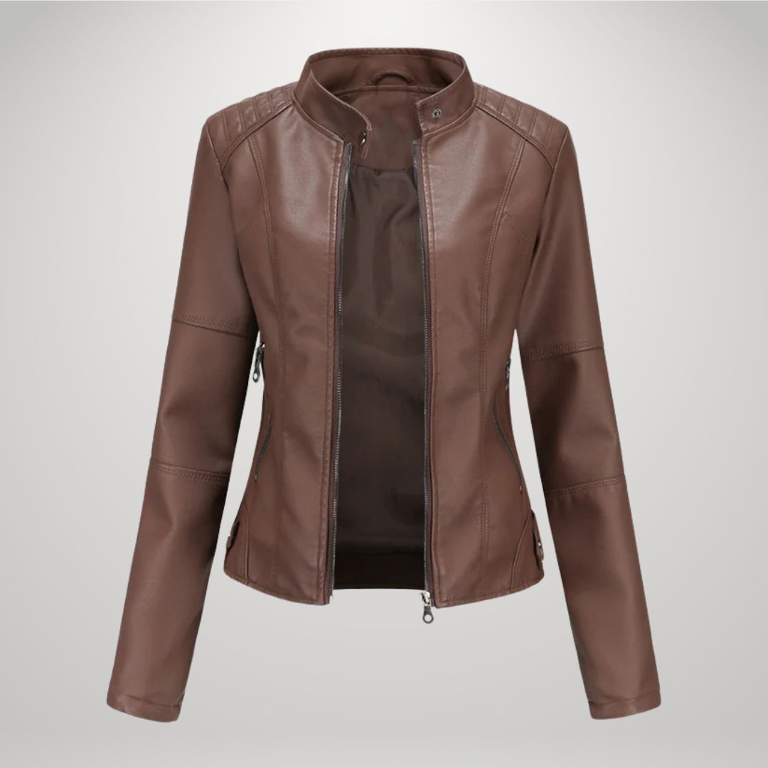 Elegante leren jas