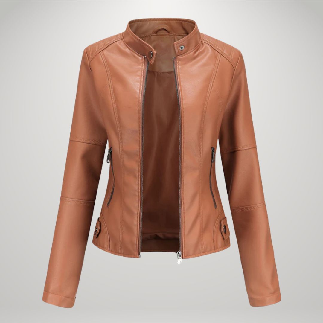 Elegante leren jas