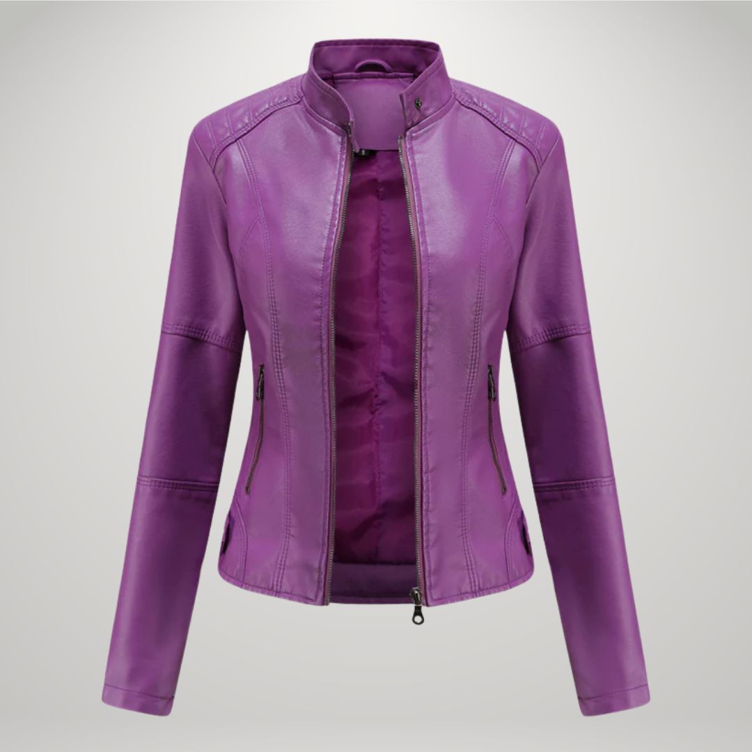 Elegante leren jas