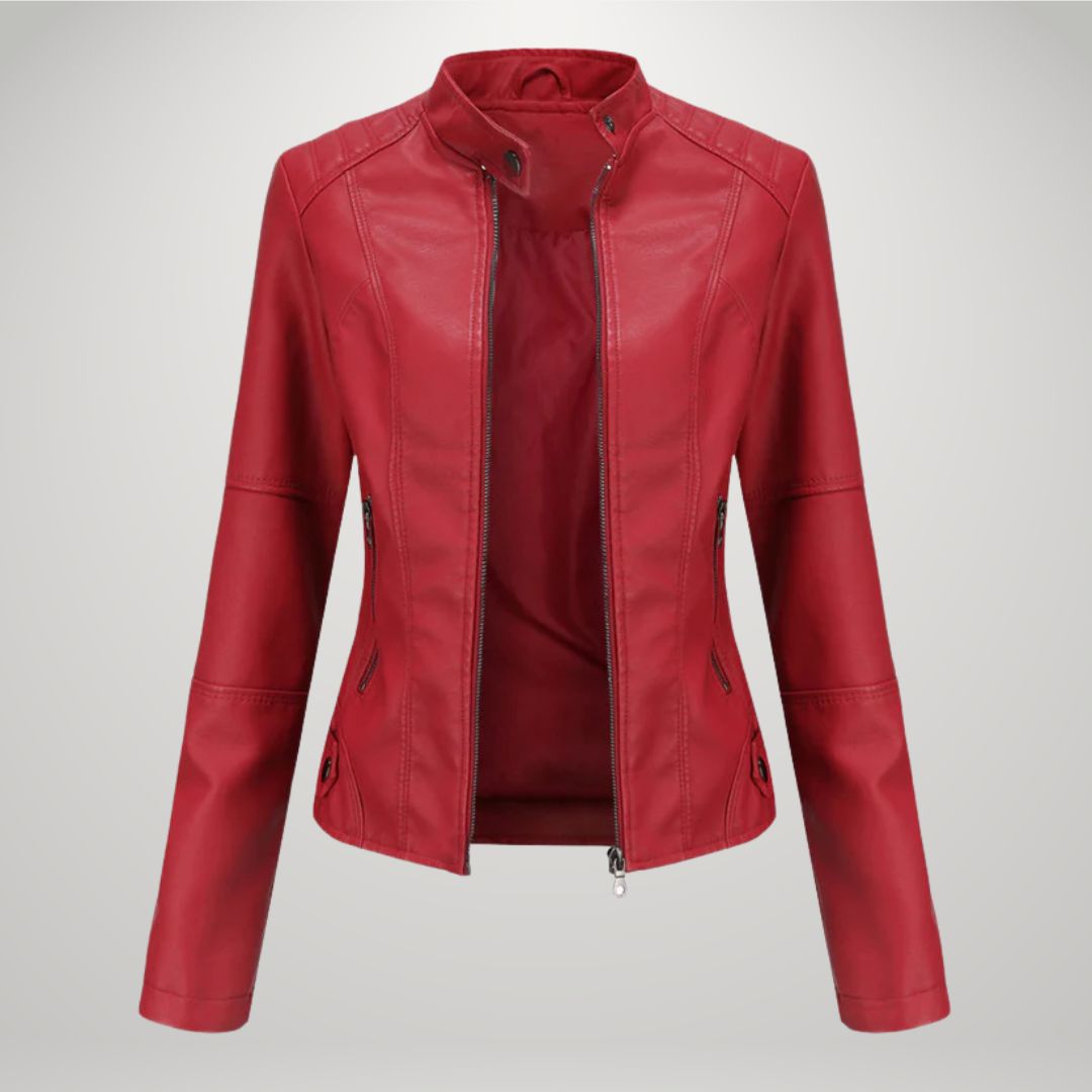 Elegante leren jas
