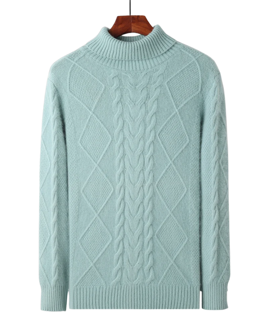 Elegant patroon kasjmier trui