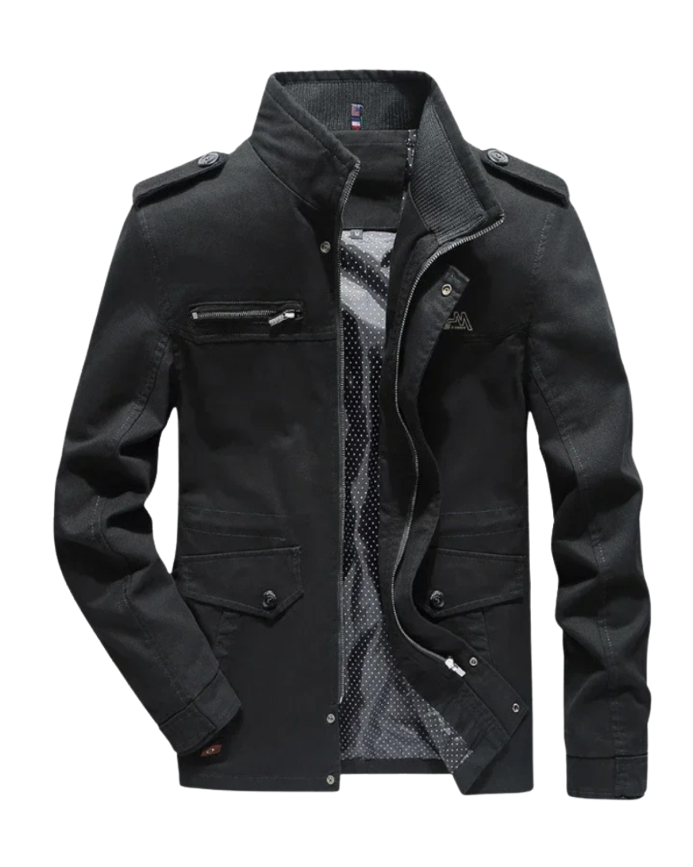 Elegante katoenen Cargo Jas