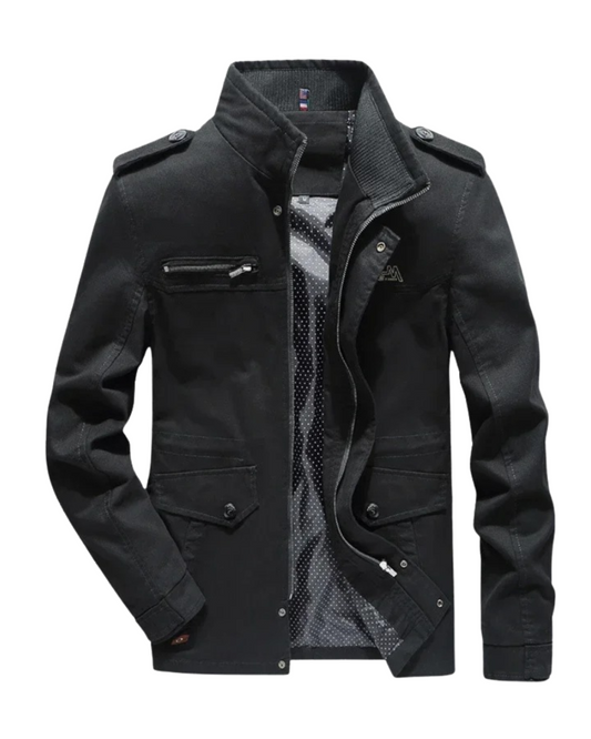 Elegante katoenen Cargo Jas