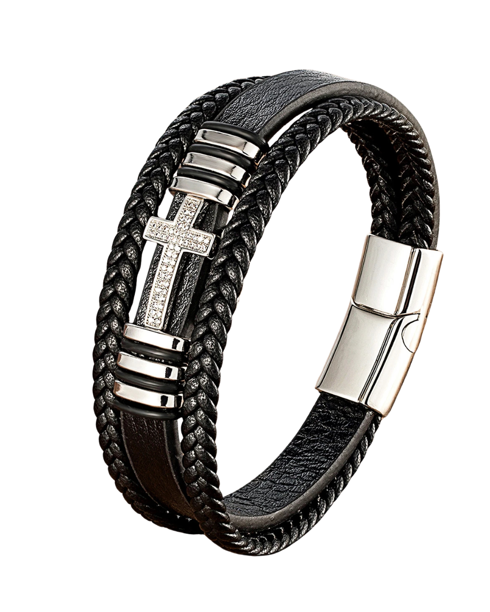 Klassieke Jezus Kruis Bedelarmband