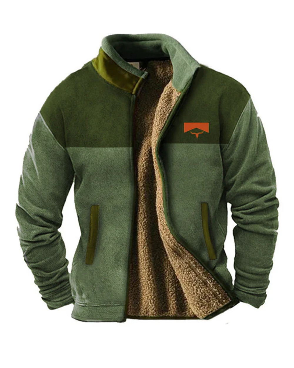 Vintage jasje met rits