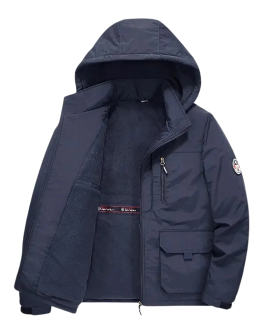 Verdikte fleece gevoerde jas