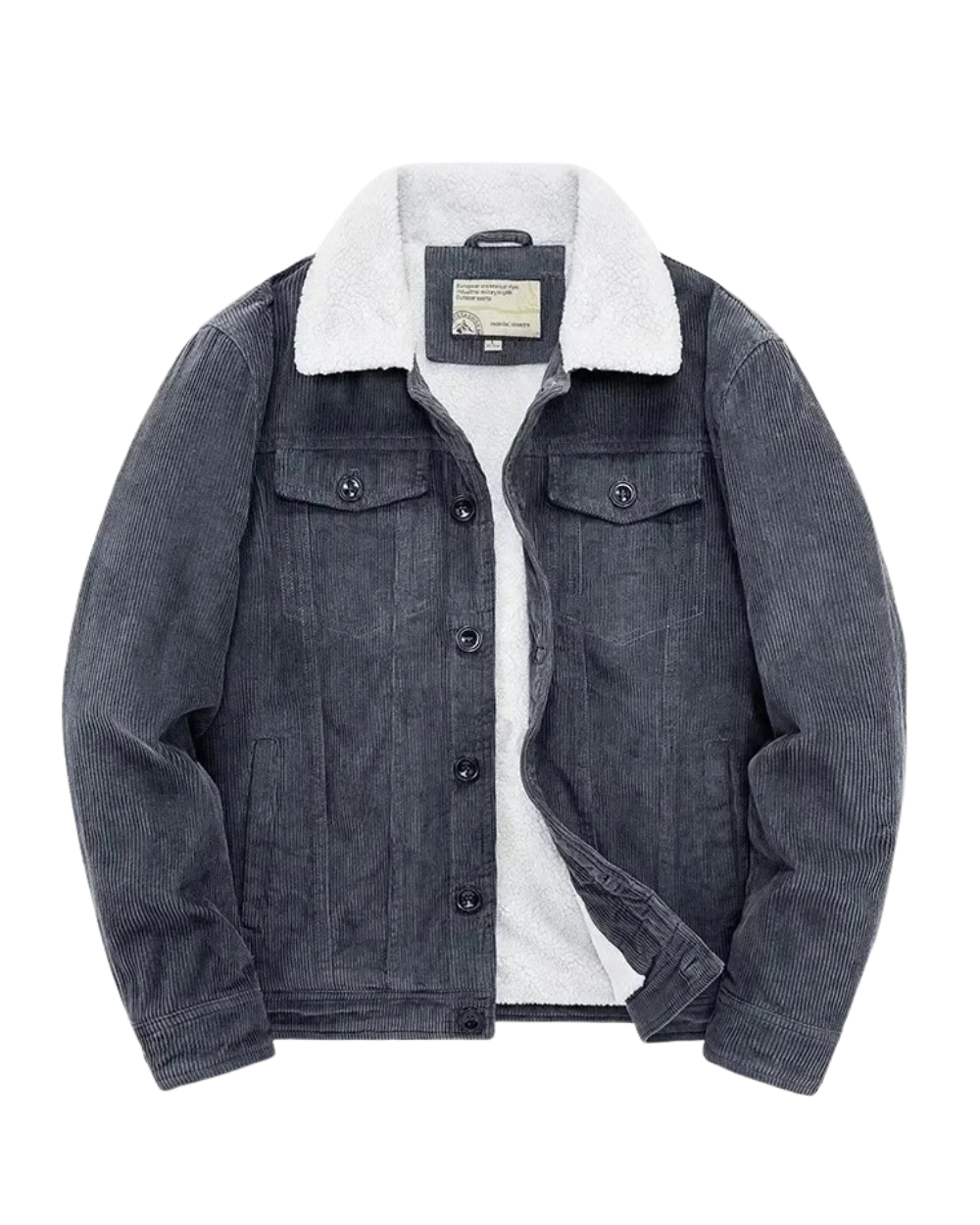 Corduroy Jas Met Kasjmier Voering