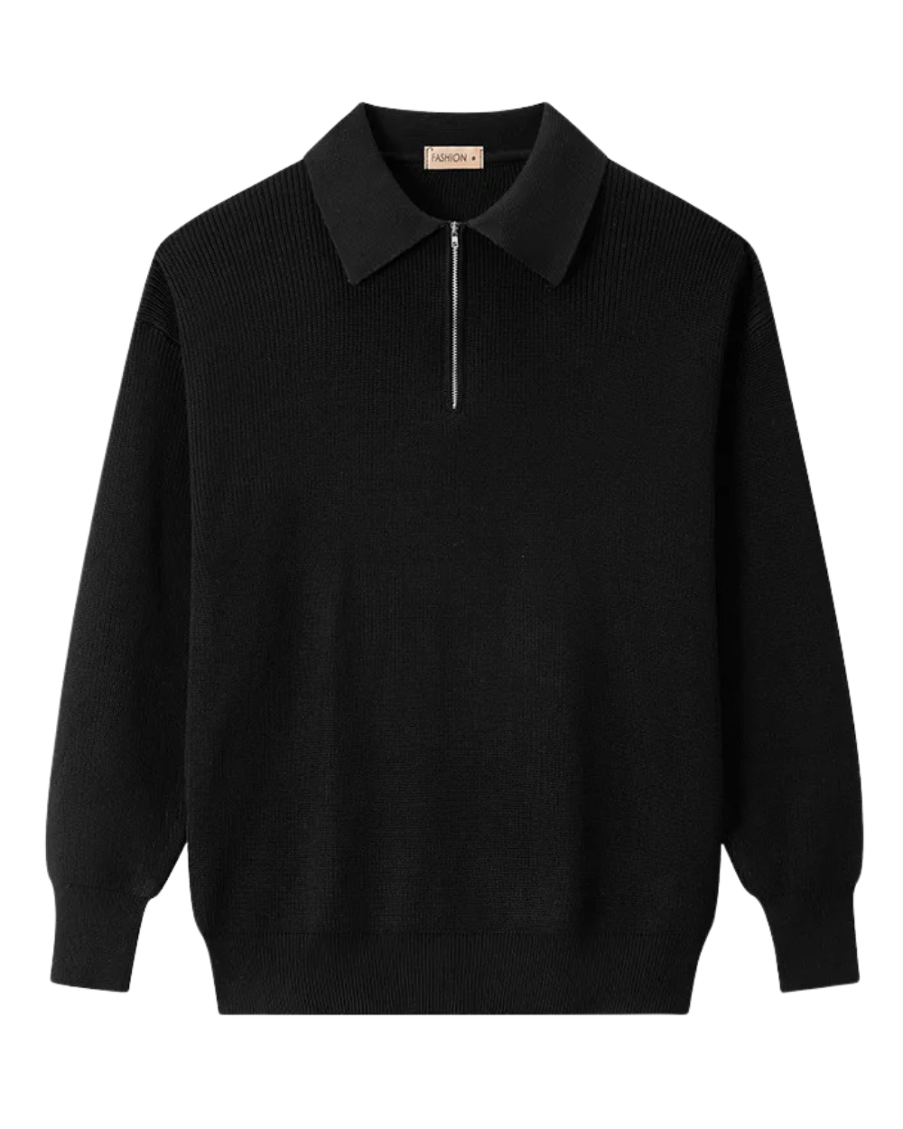 Elegante gebreide Zip Sweater