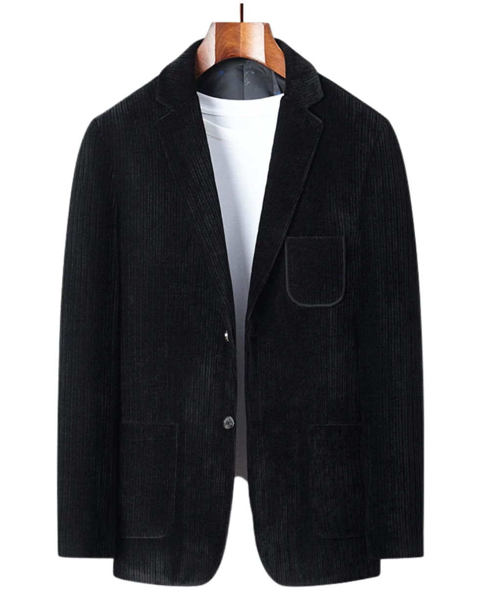 Elegant Corduroy Kostuum Blazer