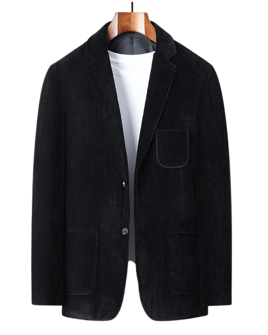 Elegant Corduroy Kostuum Blazer