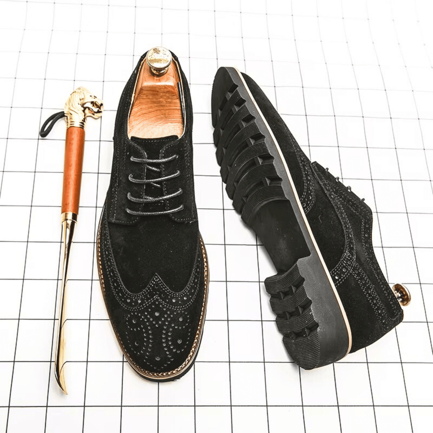 Suède Oxford-schoenen