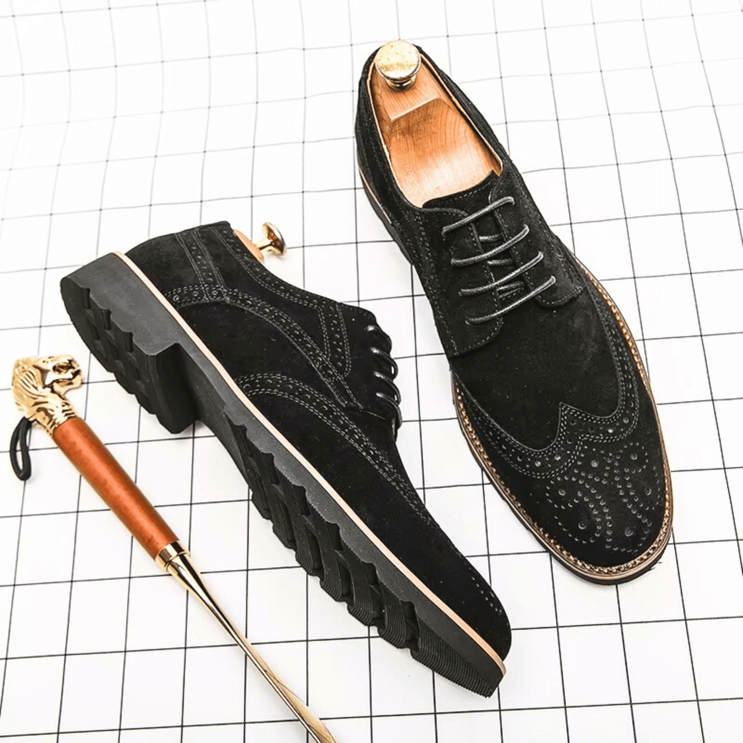 Suède Oxford-schoenen